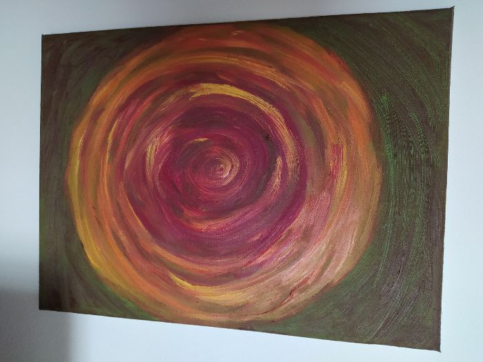 Lote de pinturas originais em tela