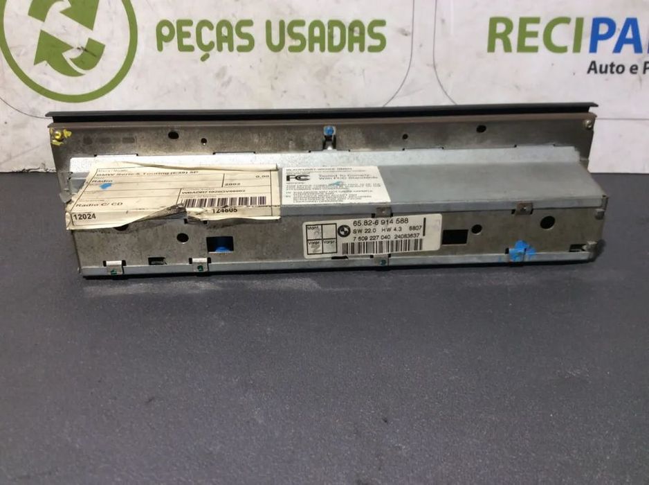 Display de informações BMW MID E38 / E39 / E53 1995-2003 - 7 609 227 0