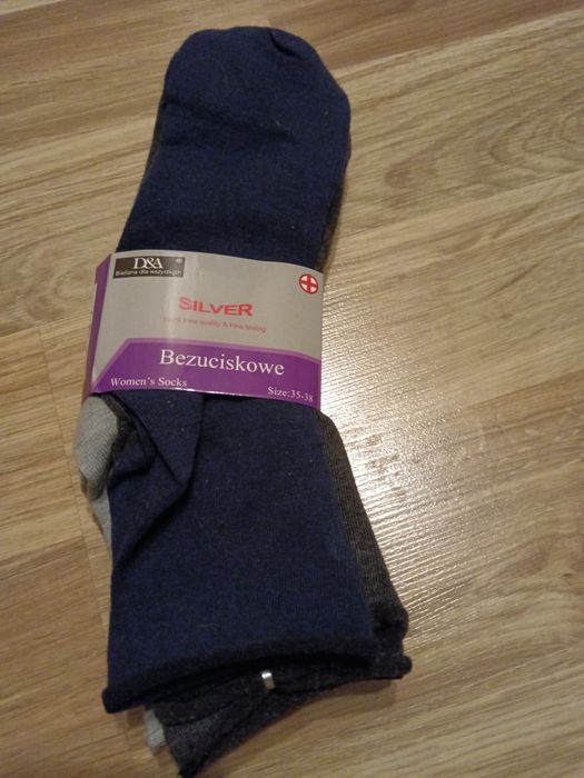 5 par skarpet bezuciskowych 35-38