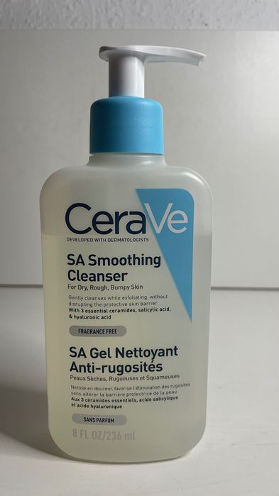 (44) CeraVe SA Smoothing Cleanser, wygładzający żel do mycia, 236ml