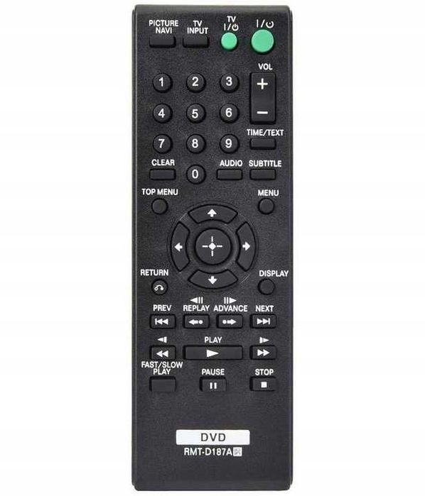 Pilot do SONY DVD RMT-D187A