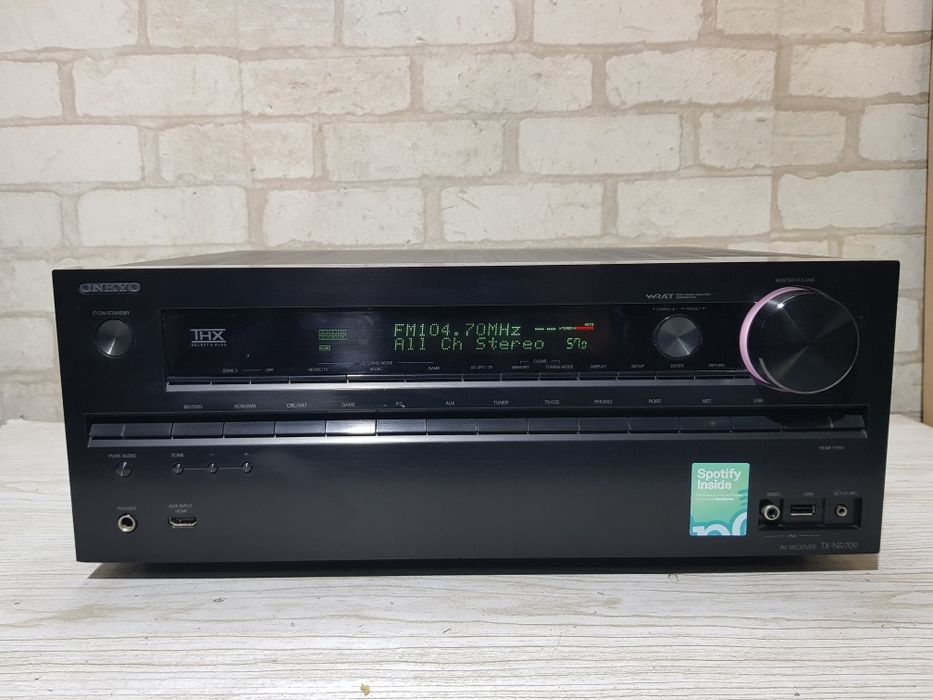 Пульт!7.2 AV ресивер Onkyo TX-NR709 7x170Вт,HDMi,3D,4K,USB, DLNA