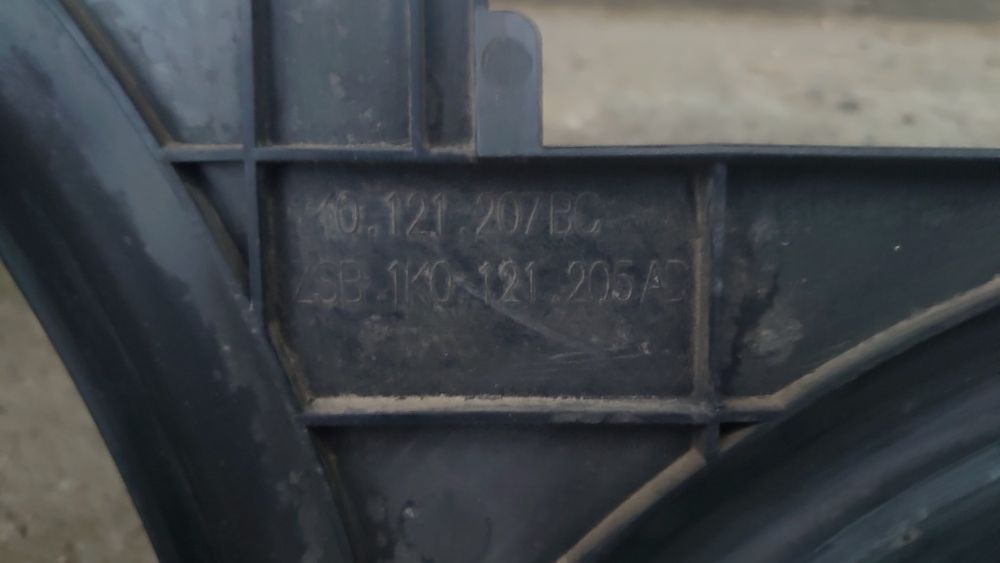 Диузор з вентиляторами vw tiguan 2012