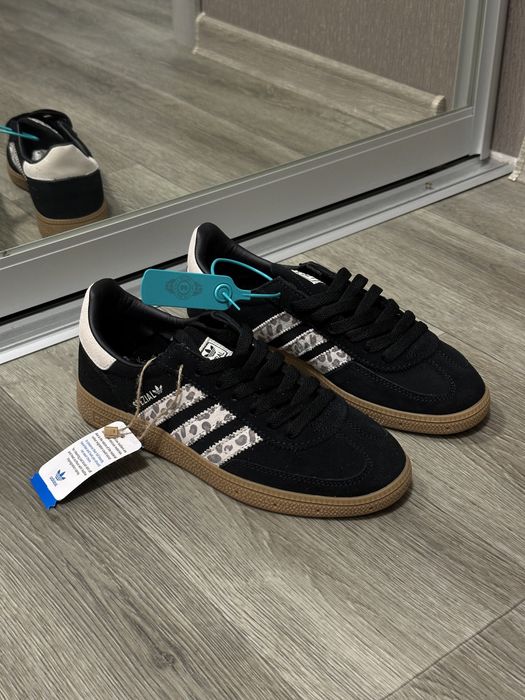 Кроссовки Adidas Handball Spezial 38 р Black Wonder Leopard кеди кросівки взуття адідас леопард