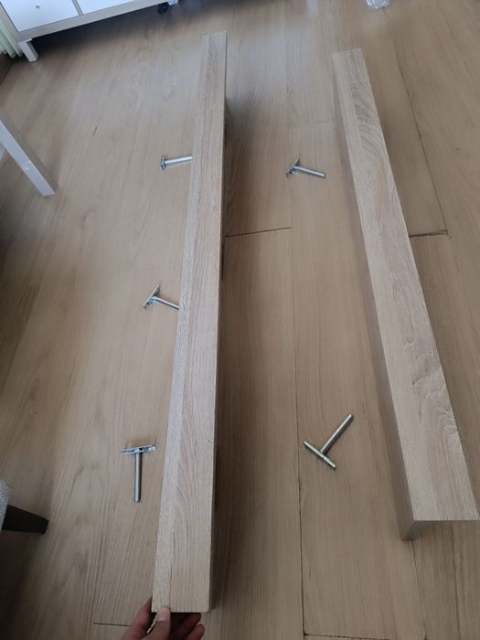 Prateleiras Flutuantes Conforama conjunto de 2– Efeito Carvalho