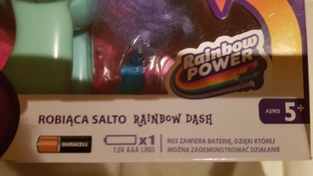 My Little Pony RAINBOW DASH konik  interaktywny wiek 5+