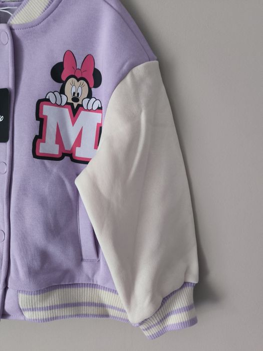 Bluza kurtka bomberka Sinsay 104 Myszka Minnie Mouse Disney jesień