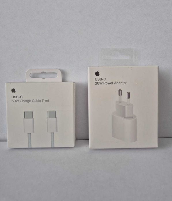 Oryginalna ładowarka Apple 20W + kabel USB-C Nowe