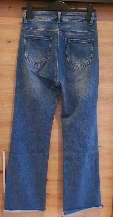 Jeansy flare Goodies r. S wysoki stan