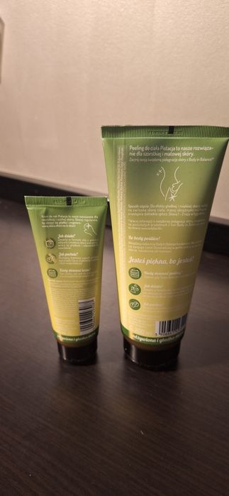 Pistacja zestaw onlybio peeling do ciała krem do rąk