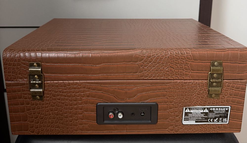 Crosley Voyager Brown Croc BT (CR8017A-BR) Грамофон, програвач вінілових дисків