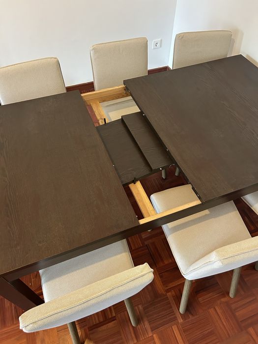 Mesa Jantar Extensível IKEA Bjursta