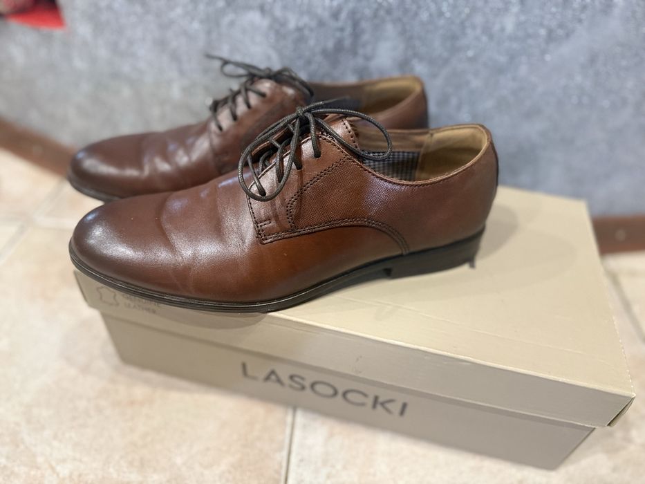 Мужские туфли дерби Lasocki из натуральной кожи