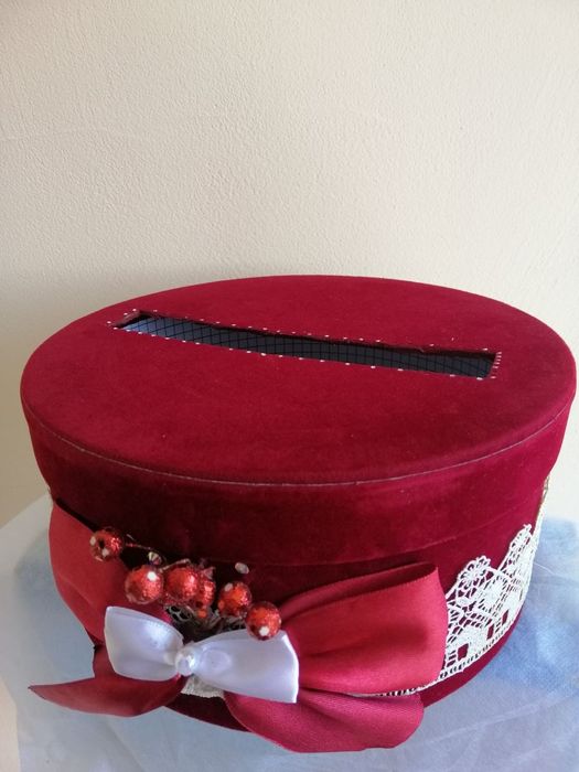 Скриня для грошей оксамитова (бархатна)