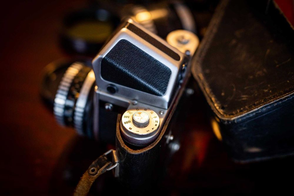 Pentacon Six TL bogty zestaw Zeiss Arasat rarytas zabytkowy aparat