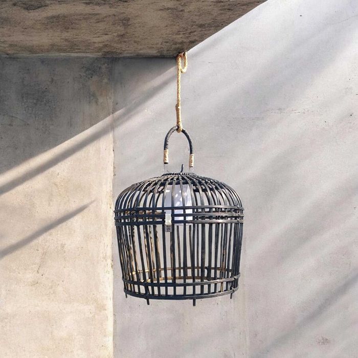Lampa wisząca Riviéra Maison San Carlos bambus kosz lampa sufitowa