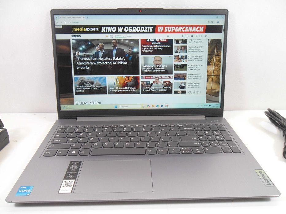 Laptop Lenovo 15.6 11gen/20GB/SSD512 FHD Gwarancja ROK Kraków