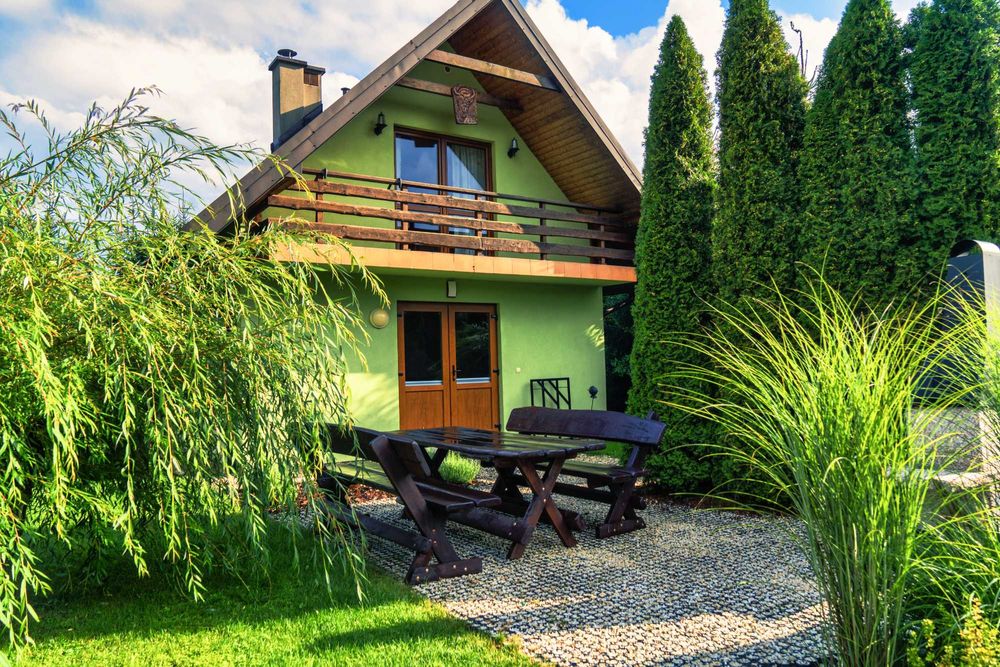 Domki całoroczne noclegi Bieszczady, góry, Solina. grill balia jacuzzi