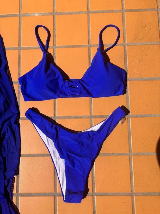 Conjunto 3 peças de praia novas