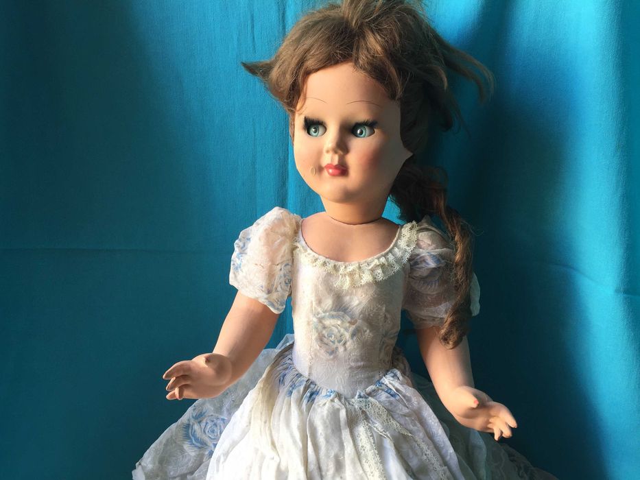 Boneca Antiga Athena Piacenza - Fabricada na Itália, Anos 50