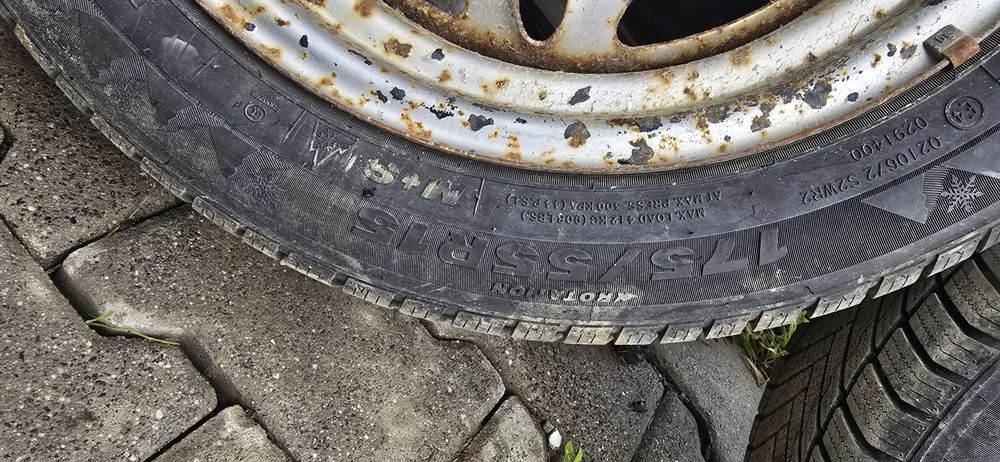 KOŁA FELGI STALOWE zimówki SMART  175/55R15,135/70 3x112 ET 23,5