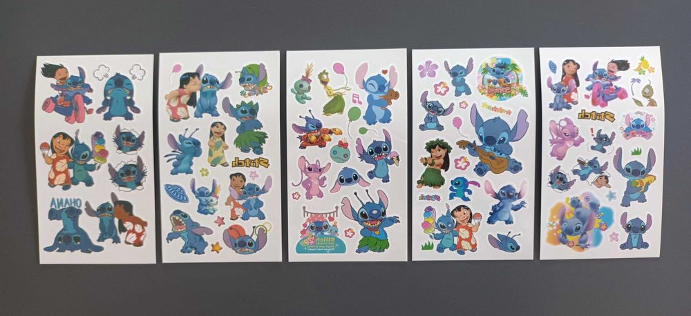 Tatuaże dziecięce LILO I STITCH 5 arkuuszy!