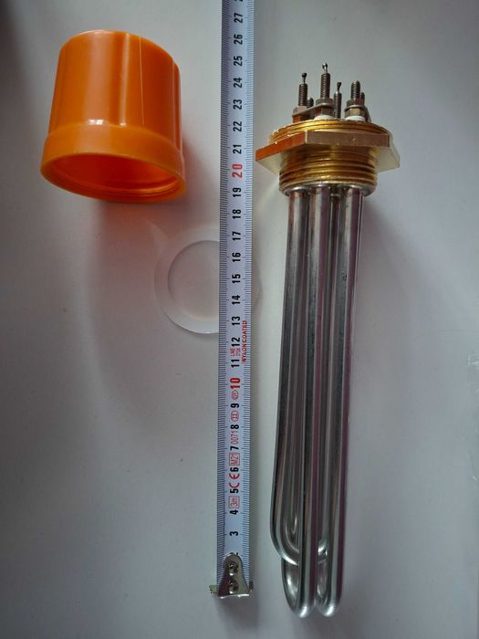 Grzałka 3kW 400V DN32 5/4 200mm nowa