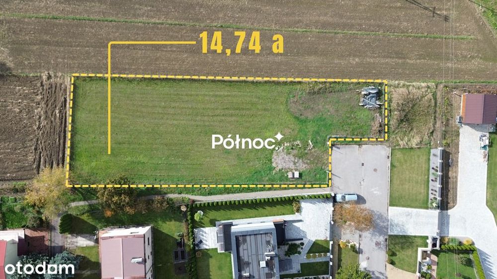 Działka Budowlana 14,74 ar Sandomierz | WZ | Media