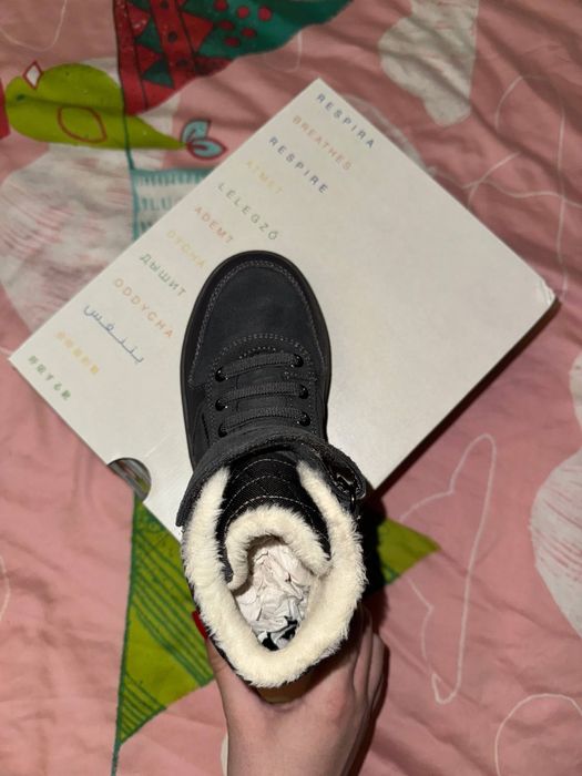 Дитяче взуття утеплені черевики GEOX Waterproof | Оригінал