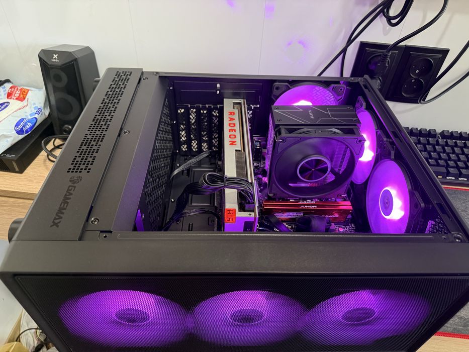 Компьютер ПРО Ryzen 7+32ddr+накопичувач 512 м2+ Radeon VII 16гб відео