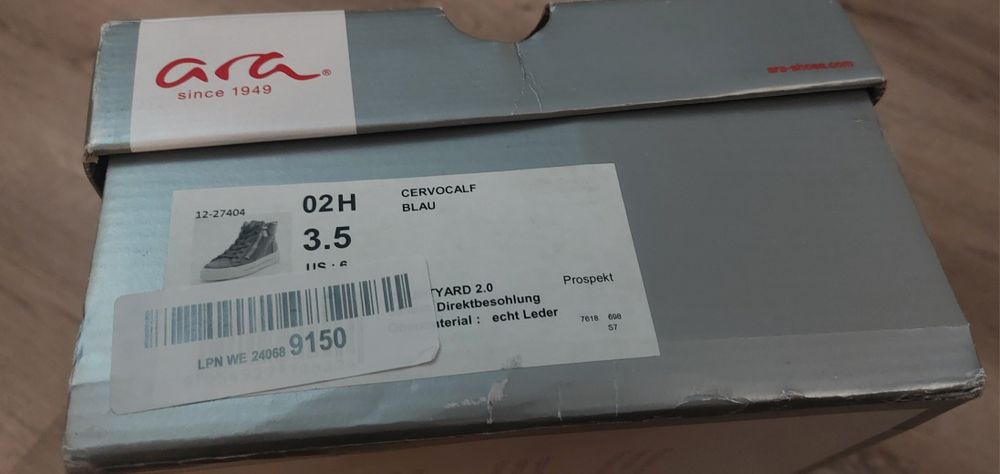 Sapatilhas Ara Courtyard T:36,5