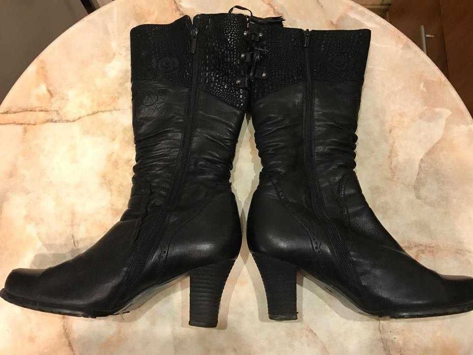 Сапоги- полусапожки женские зимние фирмы Fancy размер 39