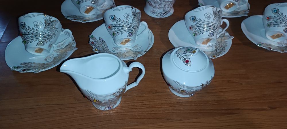 Ексклюзивний  дорогий чайний набір ручної роботи