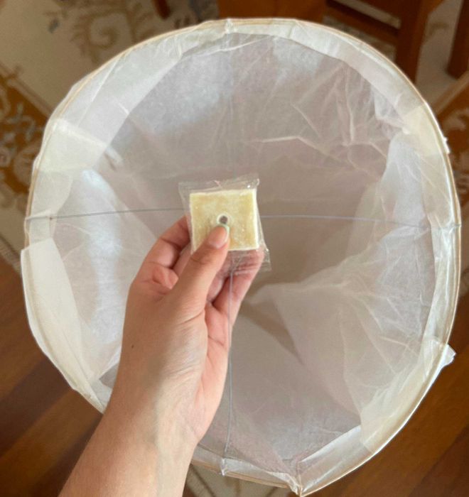 Lanternas de papel wishing light