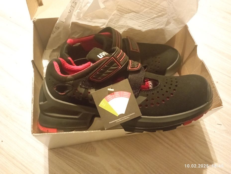 buty Uvex 1G2 rozmiar 43  wkładka 28,5 cm nowe