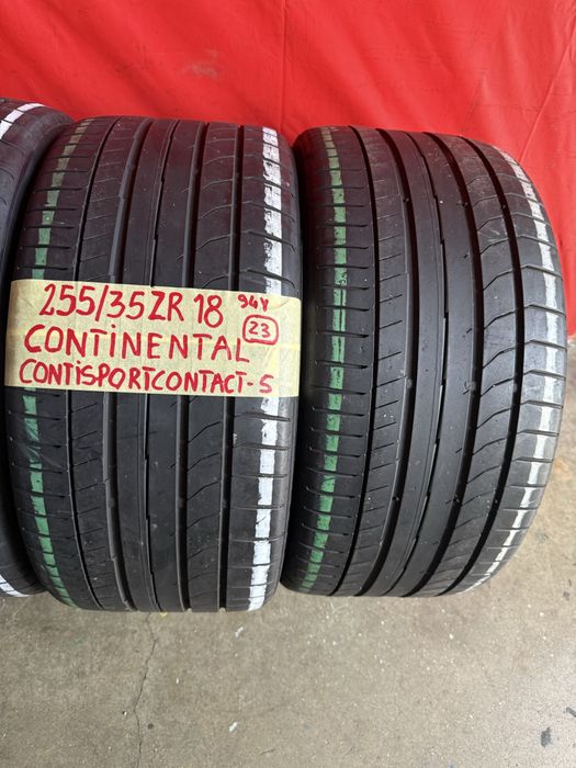 Pneus 225/40/18 + 255/35/18 Continental impecaveis