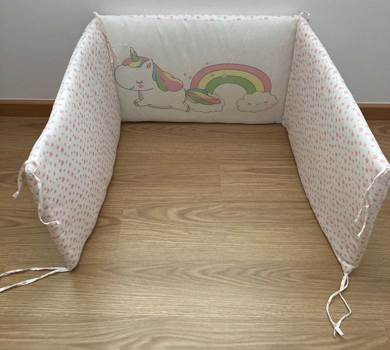 Resguardo+edredom+capa de edredom de berço impecável