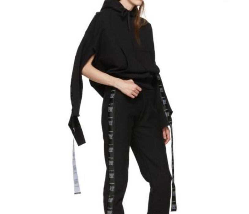 Bluza damska Vetements S 36 M czarna z kapturem hoodie