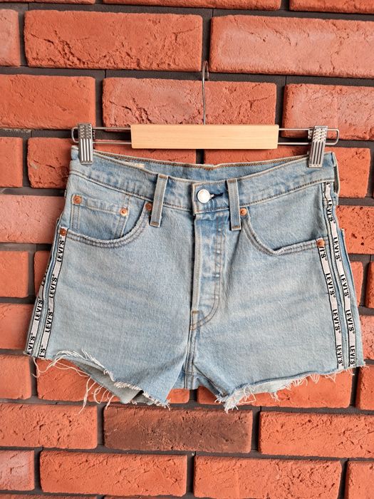 Jeansowe spodenki levis 501 xs