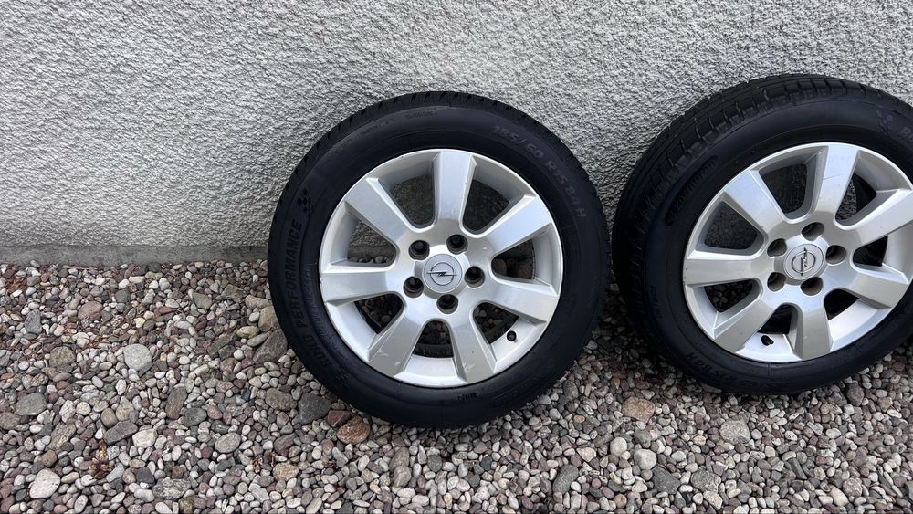 Super ‼️** ORYGINALNE ALUFELGI OPEL ** 5*110 ‼️ + NOWE OPONY  185/60/r15 ‼️ OKAZJA ‼️
