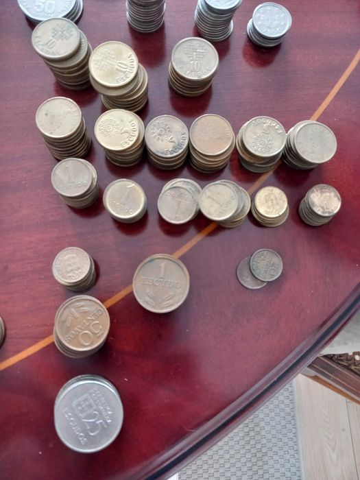 Escudos e Centavos PORTUGUESES moedas