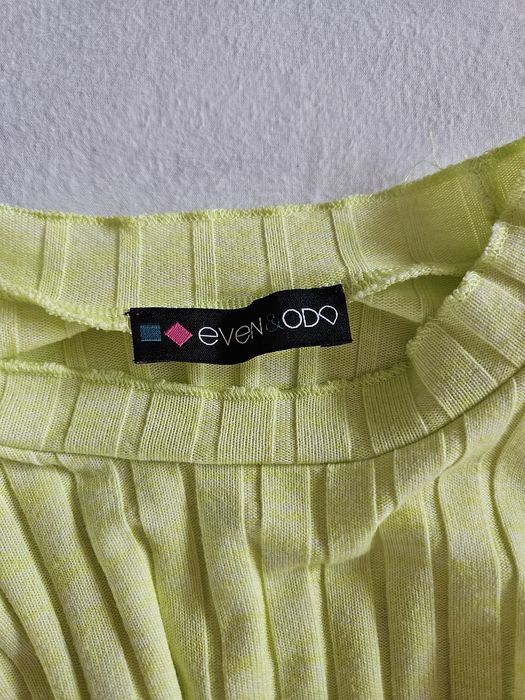 Limonkowa sukienka S/M EVEN&ODD