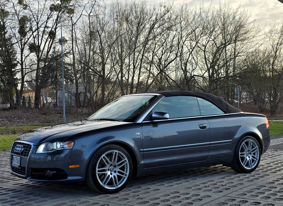 Audi S4 Cabrio 4.2i V8-344KM 4x4 Automat Nawigacja Bardzo Zadbana Zarej PL Zamiana