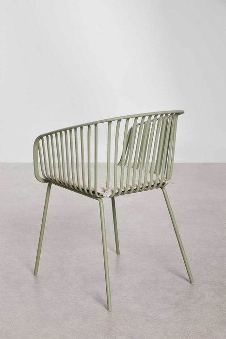 Quatro cadeiras verdes de jantar ou sala da Sklum