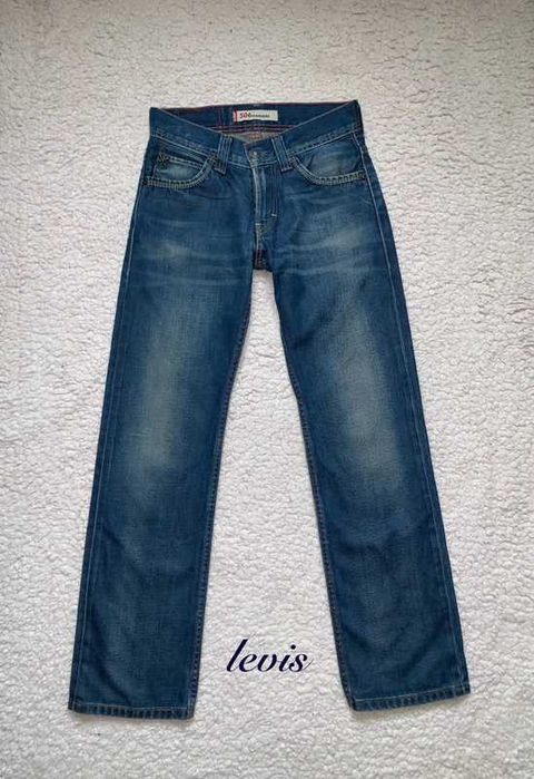 levis jeans 506 bootcut low rise straight regular washed y2kearly 00s