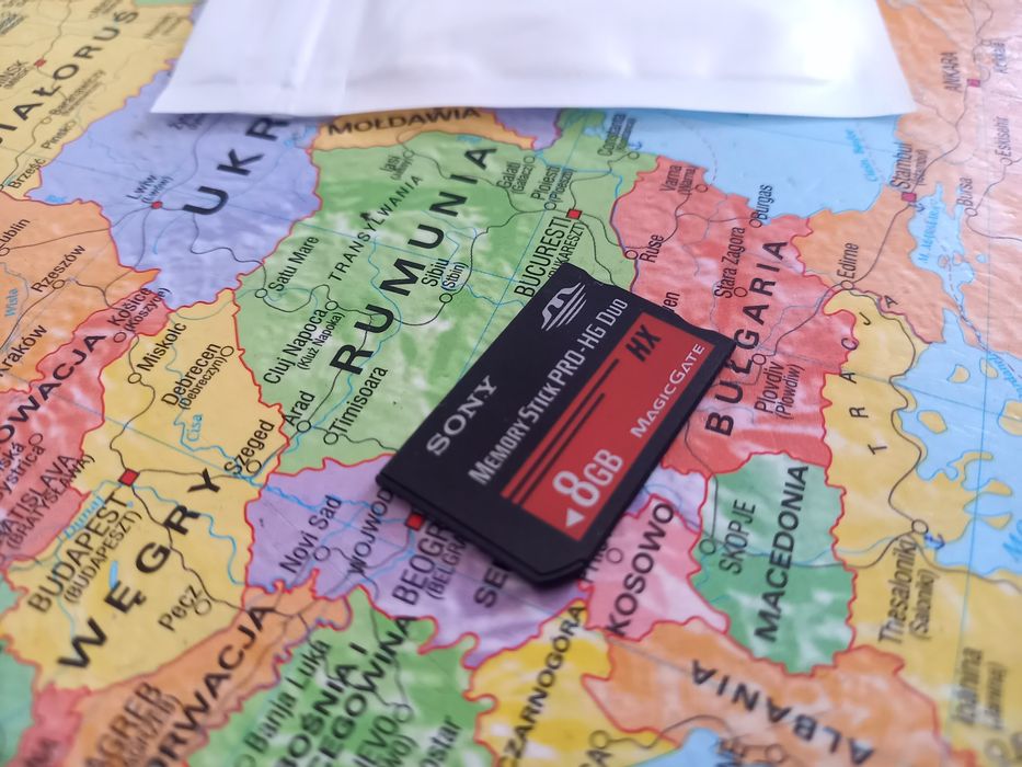 Karta pamięci 8gb Sony memory stick pro hg duo