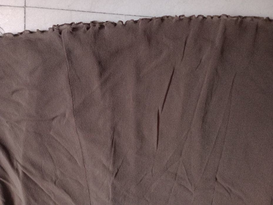 Brązowa wiralowa spódnica