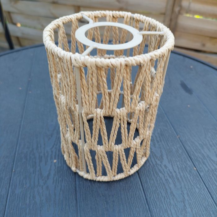 Abażur klosz BOHO z liny papierowej – zestaw 3 szt. NOWE lampion lampa
