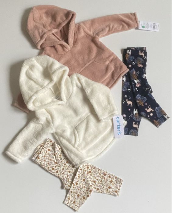 Флісове худі та лосіни котонові  Carters