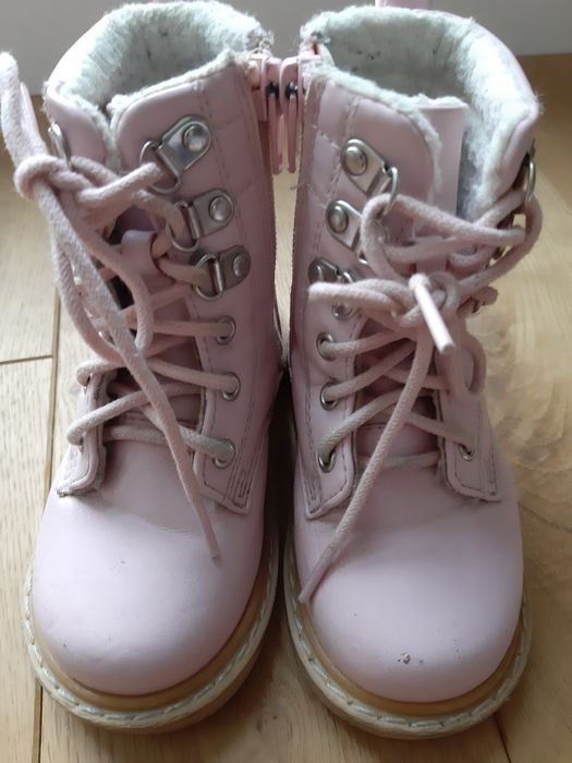Buty ocieplane, trzewiki, H&M, r.23